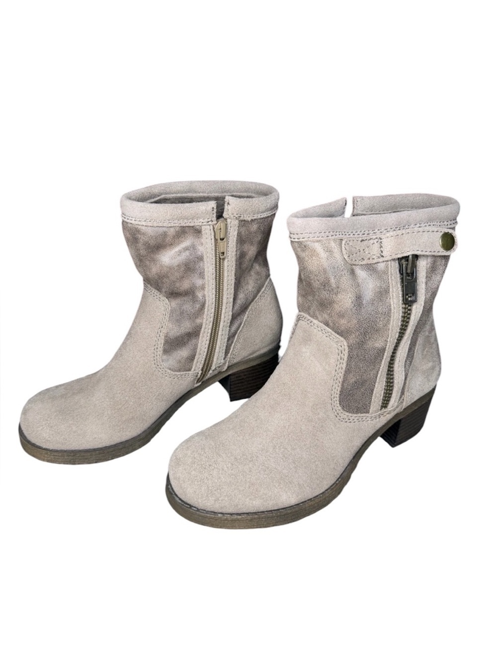 Naturalizer side zip leather boots